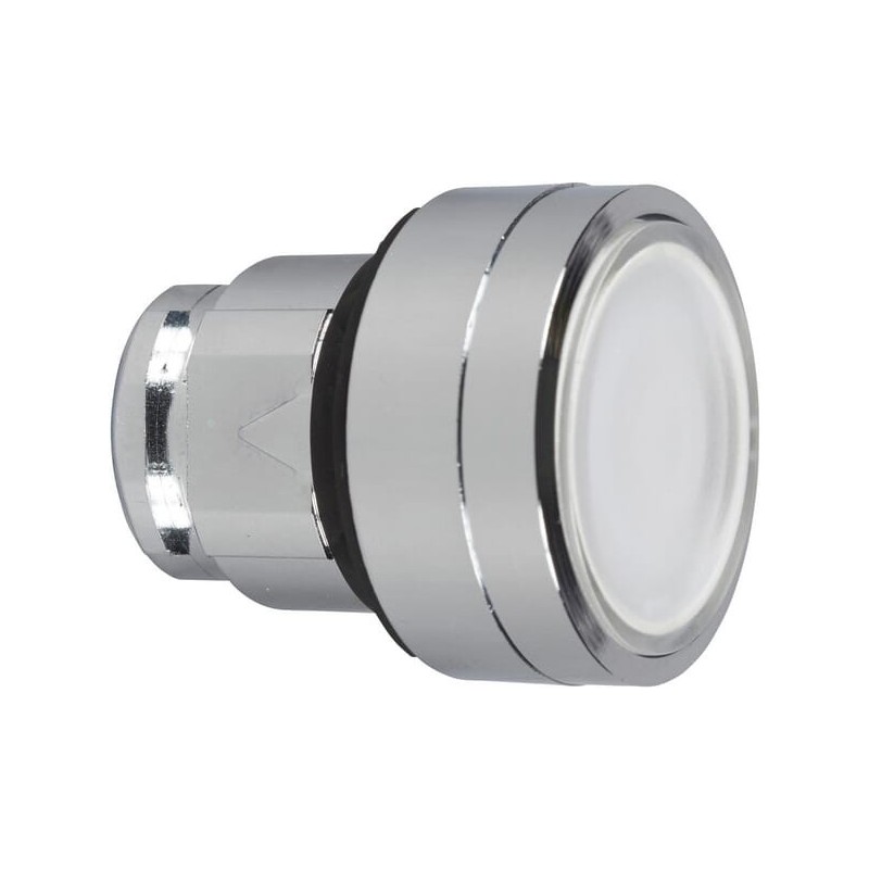 Signal pushbutton, white, lock - ZB4BH013