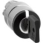 Key switch, 3 position lock. - ZB4BG3