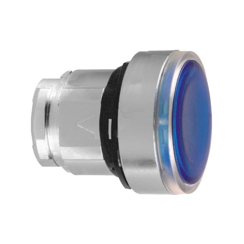 Signal pushbutton, blue, lock - ZB4BH063