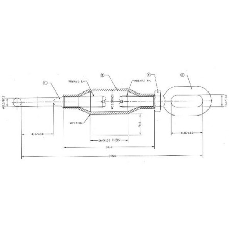 Stabilisator 250 mm - Z700544KR