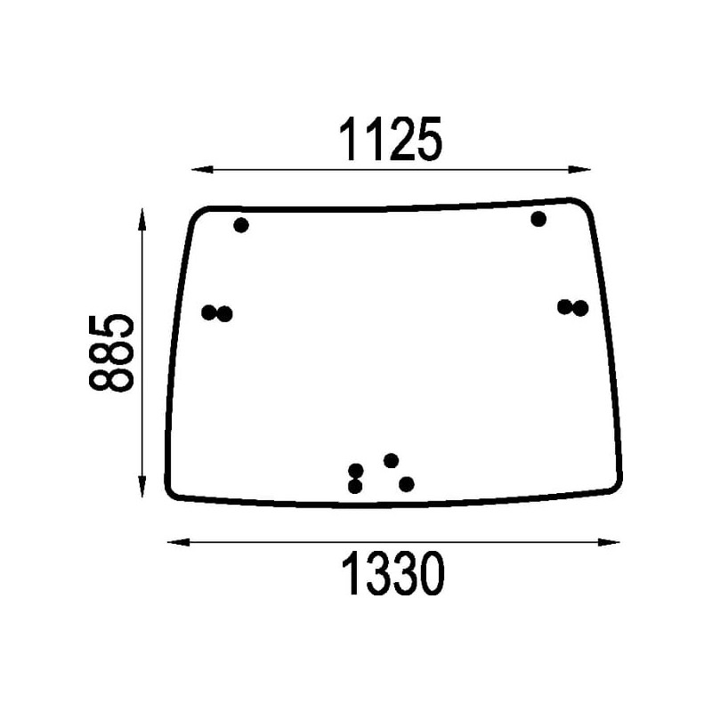 Windscreen lower - 001064030