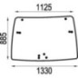 Windscreen lower - 001064030