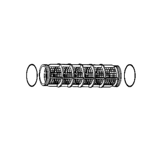 Filtr przepływowy 1/2 cali 40 l/min 50 mesh 50 bar - 004630