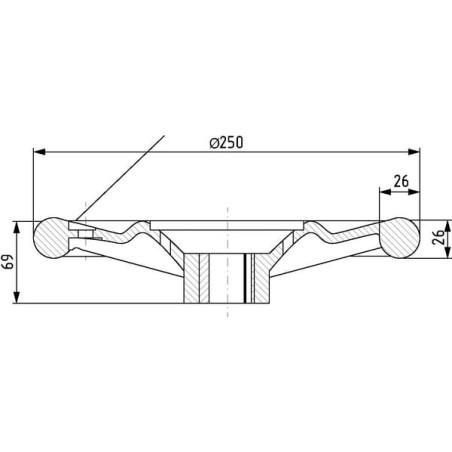 Lenkrad 250 mm - 00320433