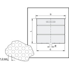 Basket filter RVS - 006960