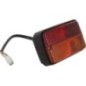 Rear light rectangular, amber/red, Cobo - 0213010000