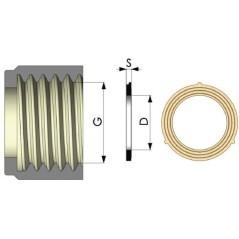 Flat gasket EPDM 1 inch - 0200125160707