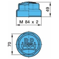 0321222040 BPW, Radkappen 