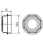 Radkappe mit Gewinde M84x2 - 0321222040 Radkappe mit Gewinde M84x2 - 0321222040