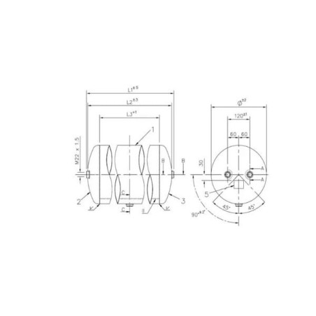 Air tank type C - 030350109