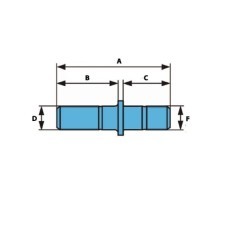 0329622041 BPW, Wheel screws and nuts 