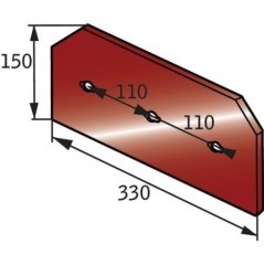 Left/right middle plate - 031191