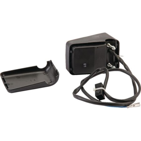 Marker light rectangular, transparent/amber, bolt on, Cobo - 03410000