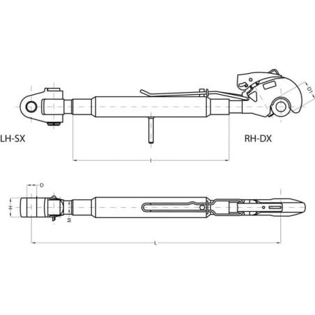 Toplink eye/hook, cat.2 - 03200100