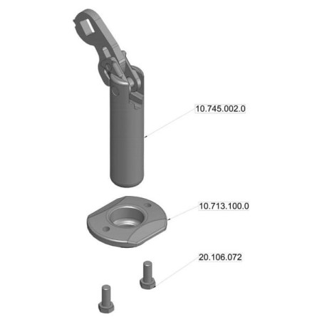 Coupling pin A10 from 10/09 Scharmüller - 02480012