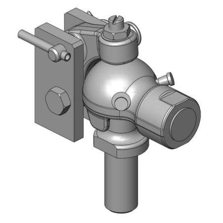 Tow ball coupler K50 complete long - 02481300