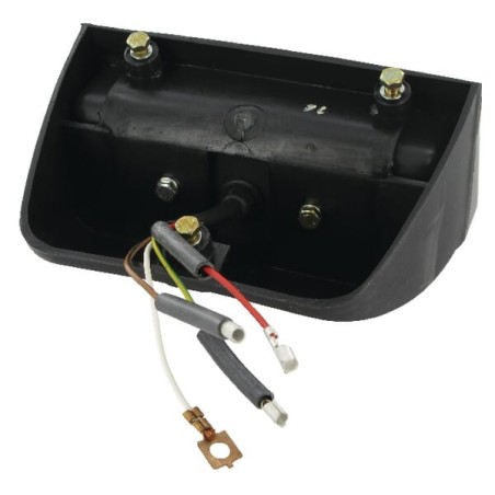 Rear light LH rectangular, red/amber, bolt on, 4-pin, Cobo - 02208000