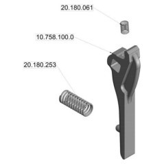 Ejector complete Scharm ller - 02480100