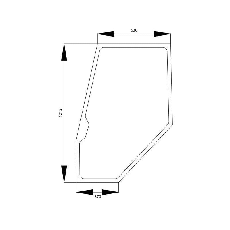 Door glass - 04386535 Door glass - 04386535