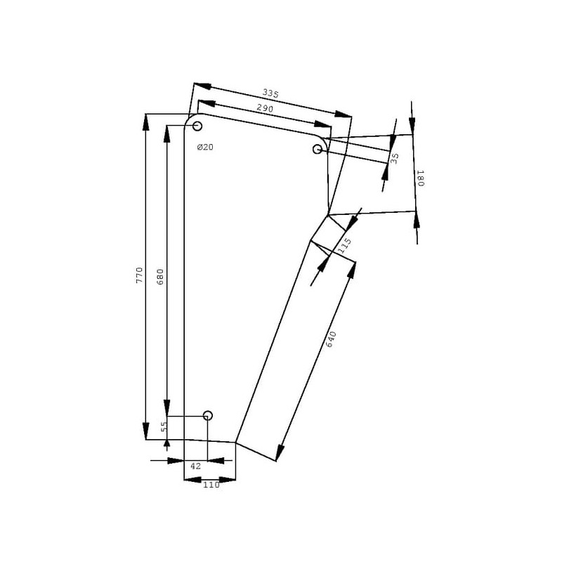 Windscreen lower - 04375964
