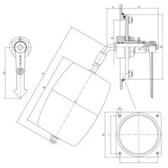 Level indicator L130cm - 0434130