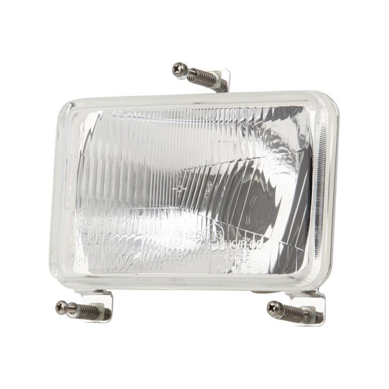 Headlight insert Halogen, rectangular, transparent, 167x74x106.7mm, Cobo - 05376000