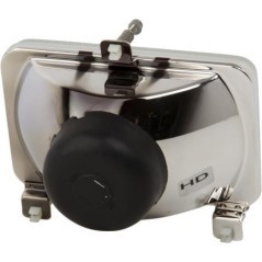 Headlight insert Halogen, rectangular, transparent, 167x74x106.7mm, Cobo - 05376000