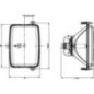 Headlight insert Halogen, rectangular, transparent, 165x96.3mm, Cobo - 0509580000
