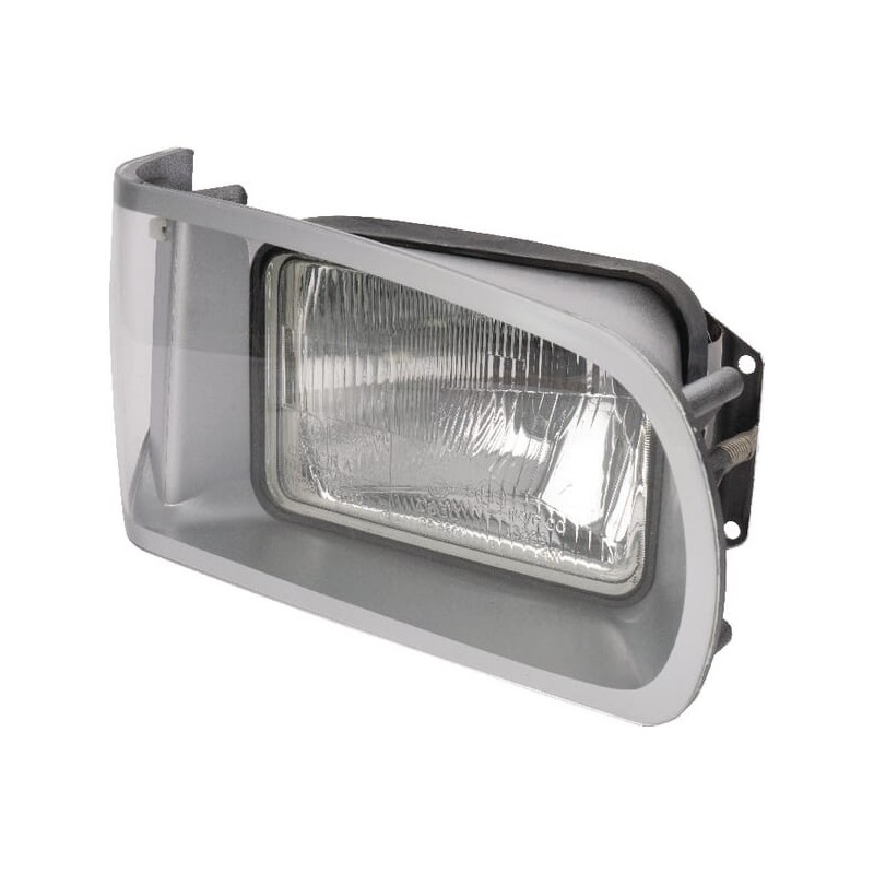 Headlight rectangular, RH transparent, bolt on, 268x176mm, Cobo - 05417000