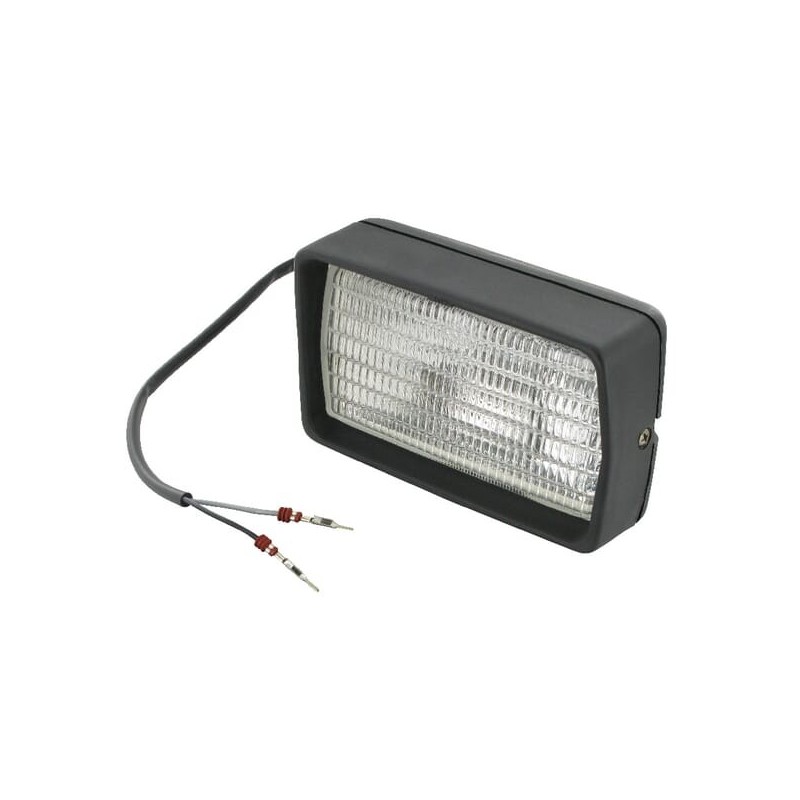 Work light Halogen, 55/70W, rectangular, 12/24V, transparent, 96mm, 2-pin, Cobo - 05359000