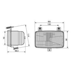 0507800000 Cobo, Work lights 