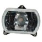 Headlight insert Halogen, rectangular, transparent, 155x65x155mm, Cobo - 05389000
