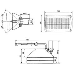 05334000 Cobo, Work lights 