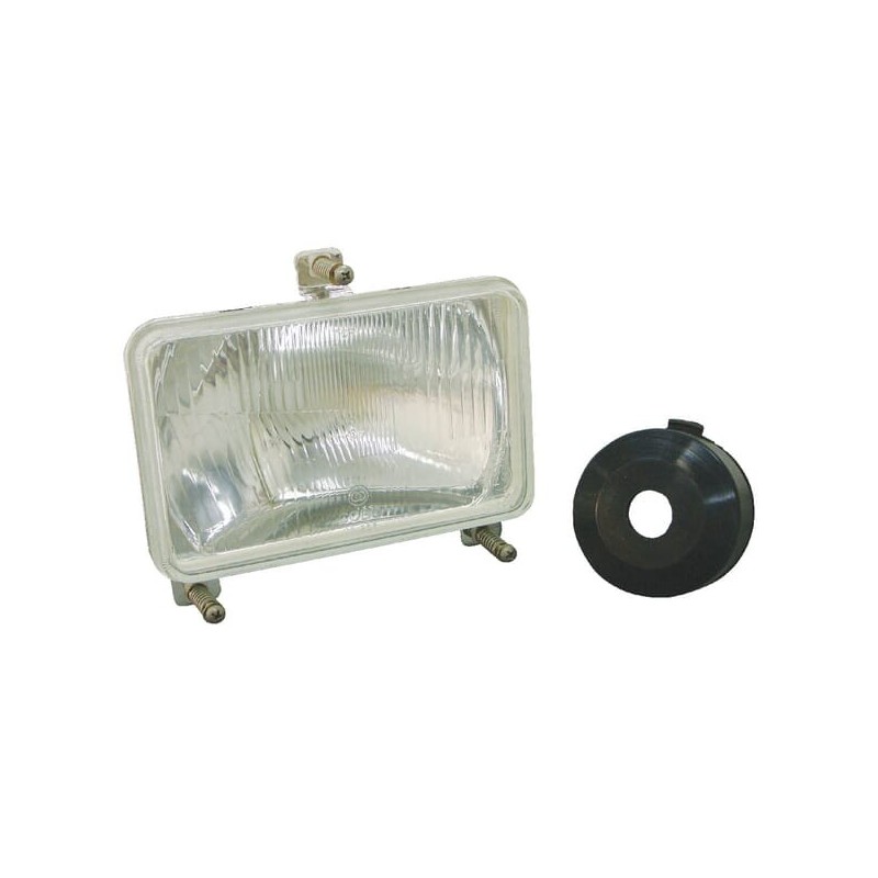 Headlight insert Halogen, rectangular, transparent, 167x74x106.7mm, Cobo - 05377000