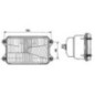 Headlight insert Halogen, rectangular, transparent, 167x74x106.7mm, Cobo - 05324000