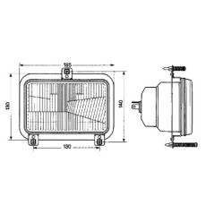 05406000 Cobo, Work lights 
