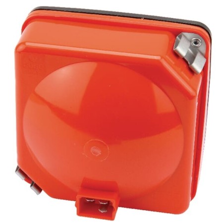 Headlight square, orange, 140x81x81mm, Cobo - 05102000