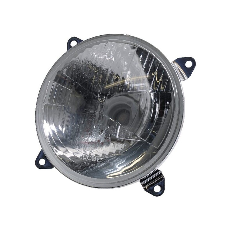 Headlight insert Halogen, round, transparent, Cobo - 05432000