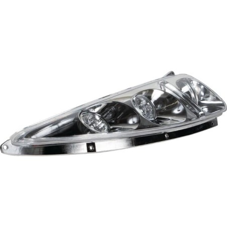 Headlight Halogen, transparent, Cobo - 0513700000