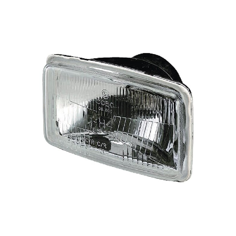 Headlight insert Halogen, rectangular, transparent, 155x96.3x92mm, Cobo - 05630000