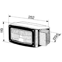 Scheinwerfer links - 05584000