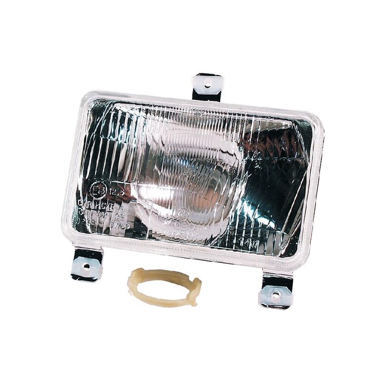 Headlight insert Halogen, rectangular, transparent, 167x74x106.7mm, Cobo - 05575000