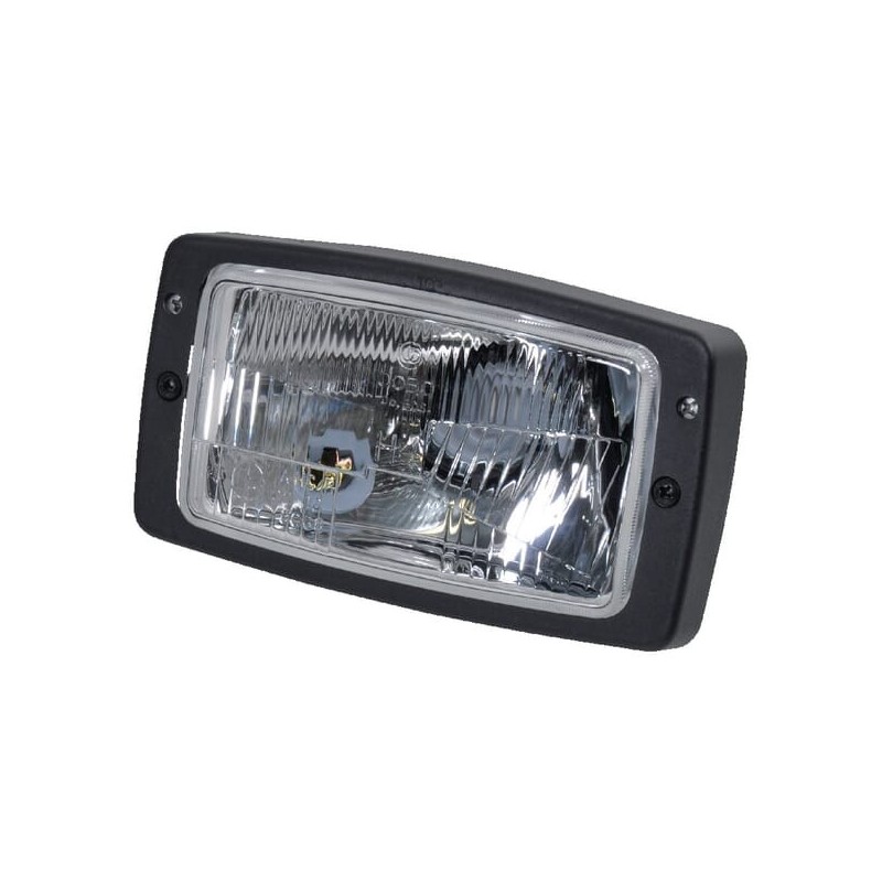 Headlight rectangular, transparent, Cobo - 0552200001