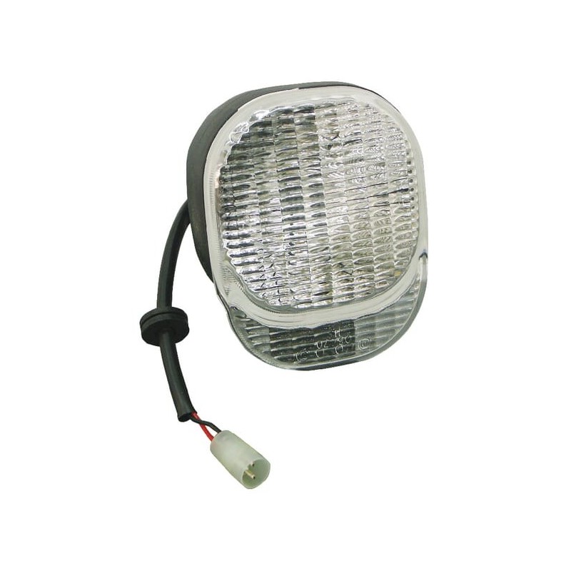Work light Halogen, square, 12V, transparent, Cobo - 05470000
