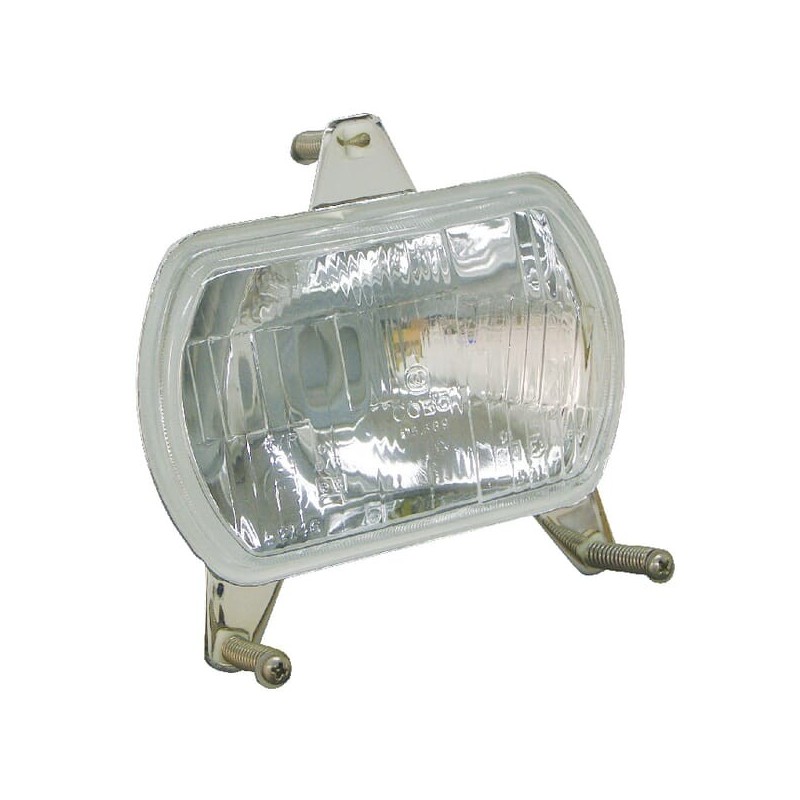 Headlight insert Halogen, rectangular, transparent, 120x135mm, Cobo - 05534000