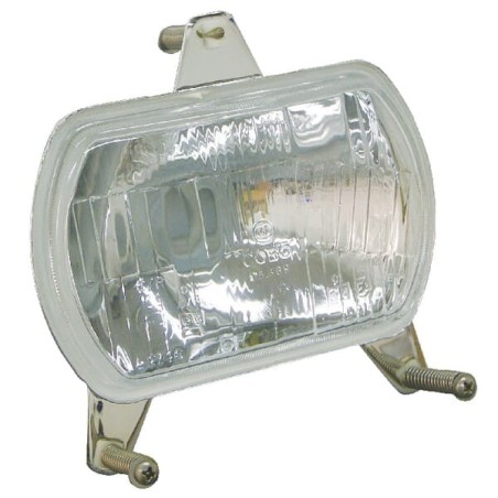 Headlight insert Halogen, rectangular, transparent, 120x135mm, Cobo - 05534000