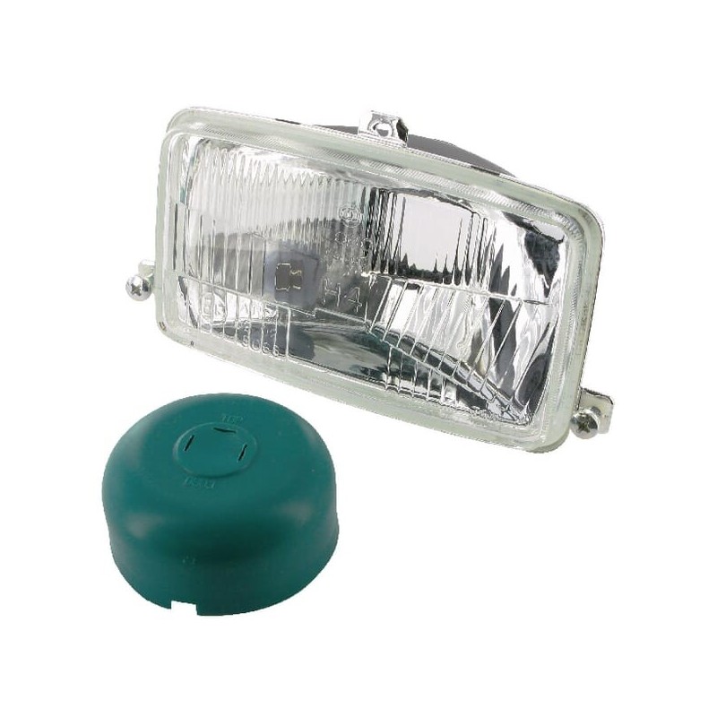 Headlight insert Halogen, rectangular, transparent, Cobo - 0558010001