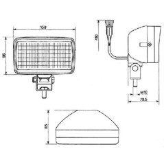 05503000 Cobo, Work lights 