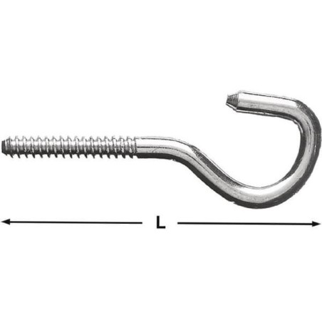 Wkręt hak x110 mm - 0960712000300