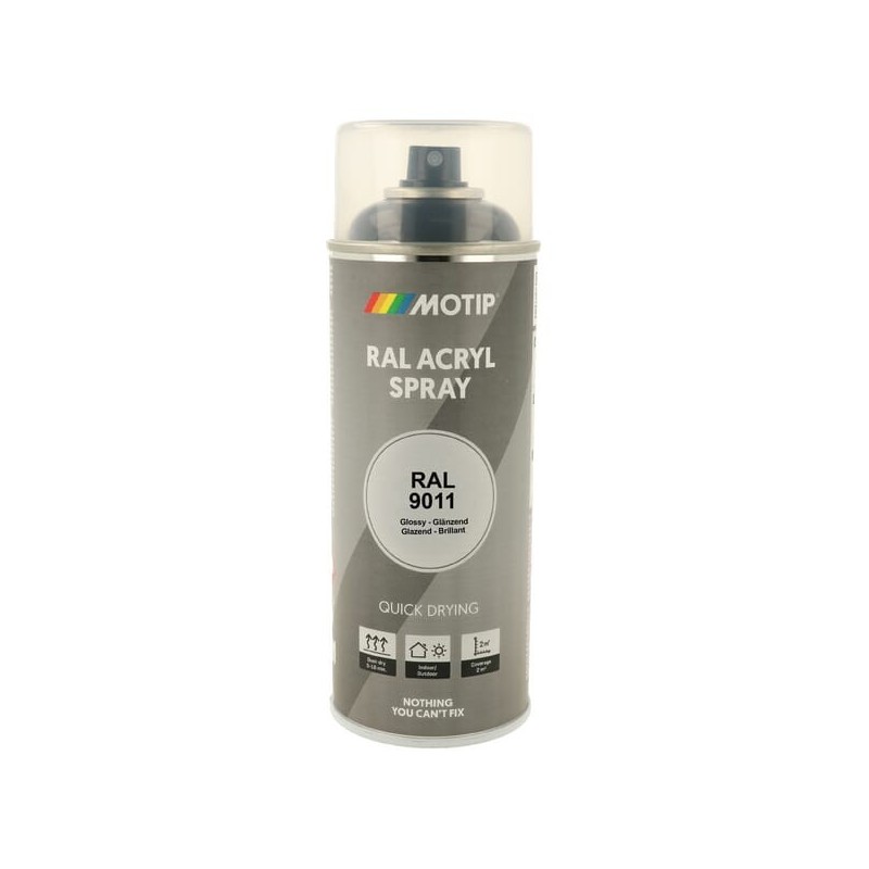 RAL 9011 spray graphite - 07158